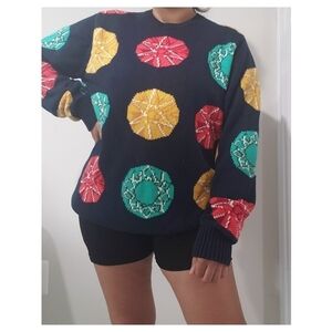 Sneakersnstuff SNS Crew Neck 100% Knitted Cotton Sweater Size Medium
